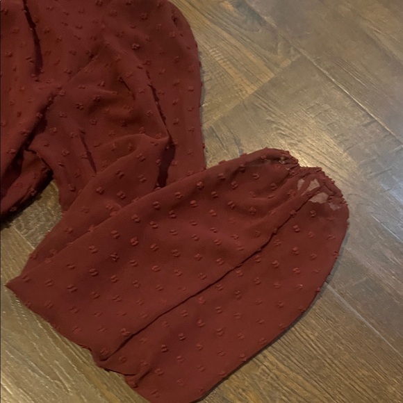 Alter’d State Burgundy Long Sleeve Dress - Picture 3 of 6